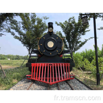 Locomotive à moteur à vapeur antique